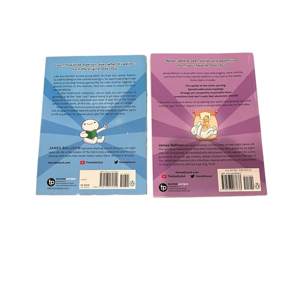 The Odd 1s Out Book Set James Rallison How to Be Cool & The First Sequel lot - Picture 2 of 3